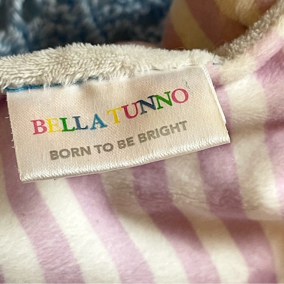 Unicorn Baby Lovey / Rattle / Security Blanket / Blankie / Lite Grey & Lavender - Picture 6 of 7